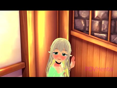 ❤️ (Pakute) Ọmọbinrin Elvish ṣe iranlọwọ fun ọ lati wẹ oju rẹ. ❤ si wa ❌❤