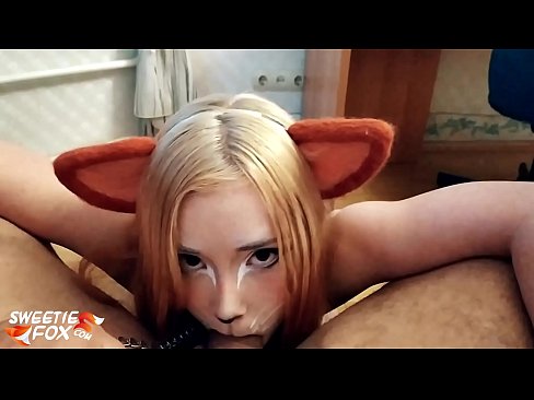 ❤️ Kitsune gbe dick ati pẹlu ni ẹnu rẹ ❤  si wa ❌❤